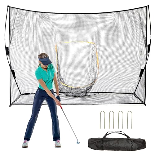 Portable Meooeck Golf Net: Huge 10 x 7ft