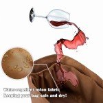 Volcuna Purse Organizer Nylon Water-Repellent Insert With Zipper Bag and Base Shaper for Neverfull Speedy Tote (Brown, X-Large)