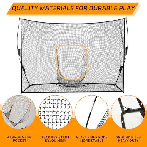 Portable Meooeck Golf Net: Huge 10 x 7ft