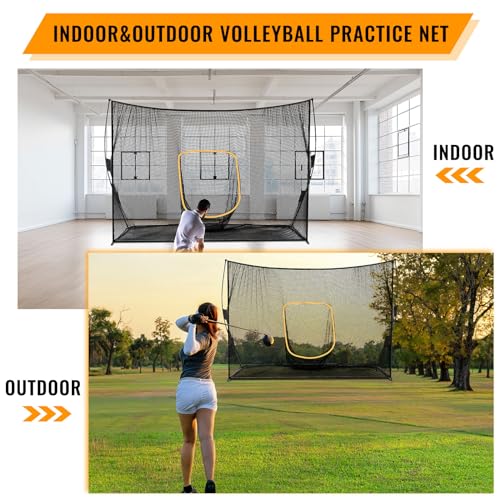 Portable Meooeck Golf Net: Huge 10 x 7ft