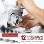 SPICIMOMO 38 Pieces Tool Set with Portable Storage Boxes, Basic Home Red Tool Kit for Daily Repairing and Maintenance, Home DIY Tool Kit Set for Office & Garage