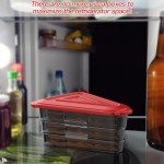 Pizza Storage Container, Expandable Pizza Slice Container, Reusable Pizza Pan Pizza Box Set with Lids to Leftover Organization and Space Saver