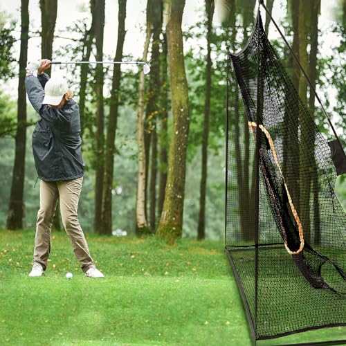Portable Meooeck Golf Net: Huge 10 x 7ft
