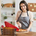 Pizza Storage Container, Expandable Pizza Slice Container, Reusable Pizza Pan Pizza Box Set with Lids to Leftover Organization and Space Saver