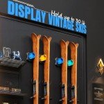 Ski & Snowboard Wall Rack for Garage Wall Fits Any Ski/board, Ski Wall Mount Holders Damage-Free Storage Rack, Garage Organization Space-Saving Winter Gear Organizer, Blue, 4 Pack