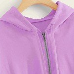 funny friday black shirts labor day deals 2024 your orders placed recently by me Zip Up Hoodies for Women Casual Solid Long Sleeve Zipper Pocket Shirt Hooded Sweatshirt Tops Hoodie Women plus orders