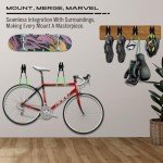 15-Piece Garage Hook Wall Storage Tool, Steel Heavy Duty Bike Hooks, Anti-Slip Utility Hook Hanger, Garden Organizer Wall Mount Assortment, Wood, Brick, Concrete Wall (Green)