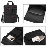 ArcEnCiel Laptop Tactical Messenger Bag Men MOLLE Sling Pack Briefcase Gear Handbags Utility Carry Satchel(Black)