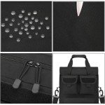 ArcEnCiel Laptop Tactical Messenger Bag Men MOLLE Sling Pack Briefcase Gear Handbags Utility Carry Satchel(Black)