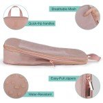 Expandable Compression Packing Cubes for Suitcases,8 Set Lightweight Compressible Travel Packing Organizer for Carry on Suitcase,Organizer Bags Set as Travel Essentials for Women(Pink)