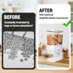 Cereal Dispenser Countertop Air Tight Cereal Containers Storage for Pantry Organizers and Storage Candy Snack Organizer Dry Food Storage Container with Lid for Kitchen Organization Oatmeal Nut Granola