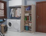 From the Tree Furniture Storage Cabinet 2 Doors Solid Wood - Adjustable Shelves, Pantry, Linen Closet & Laundry Offers Ample Organization (Unfinished)