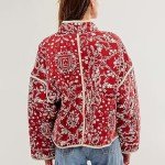 friday black deals 2024 women jackets men friday black deals 2024 Cropped Puffer Jacket for Women Lightweight Floral Printed Open Front Quilted Coat Winter Warm Outwear my orders