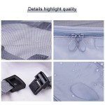 SUIUOI 8 Pieces Suitcase Organiser Set, Travel Clothes Bags, Waterproof Suitcase Organiser Packing Bags, Travel Organiser Bag, Travel Luggage Clothes Bag for Clothes/Cosmetics/Shoes/Cables