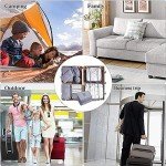 SUIUOI 8 Pieces Suitcase Organiser Set, Travel Clothes Bags, Waterproof Suitcase Organiser Packing Bags, Travel Organiser Bag, Travel Luggage Clothes Bag for Clothes/Cosmetics/Shoes/Cables