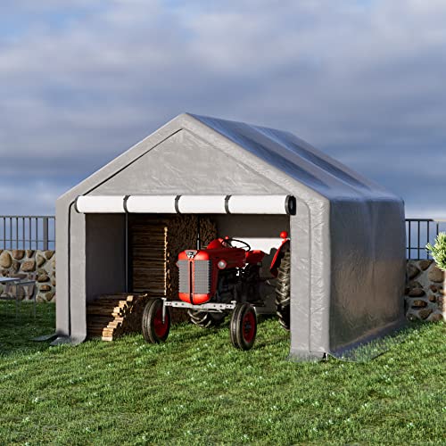 10x10 ft Portable Shed for Outdoor Tool Storage