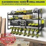 Heavy Duty Power Tool Organizer with Drill Holder