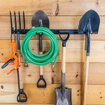StoreYourBoard BLAT Garage Tool Organizer Wall Mount, Garage Organization and Storage, Shovel & Rake Hangers Garden Yard Tool Rack, Industrial Steel Holds 250 Pounds