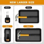 [60 PCS Upgraded] FLYVOLE Tool Box Organizer Tray, Toolbox Desk Drawer Organizer, Tool Box Tray, Toolbox Organization Storage for Rolling Tool Chest (60 PCS)