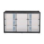 Craftsman Plastic Storage Organizer Bin System, 9 Compartment, Modular, Home Office