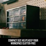 Craftsman Plastic Storage Organizer Bin System, 9 Compartment, Modular, Home Office