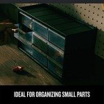 Craftsman Plastic Storage Organizer Bin System, 9 Compartment, Modular, Home Office