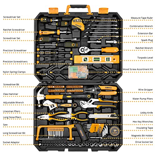 DEKOPRO 228 Piece Socket Wrench Tool Set