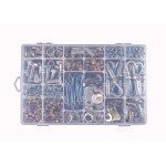 SYMPABASIC SOUFFAHOUSE Plastic Organizer Container Box 36 Compartments Jewelry Storage Box with Adjustable Dividers (1 Pack)