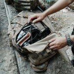 CASONMMAX 4 Set Tactical Packing Cubes ，Compressible Mesh Duffle Storage Bag,Portable Edc Molle Pouch Organizer. (MC)