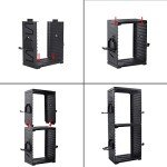 ASFSKY Game Storage Tower Universal Video Game Storage for 24 Games Storage ABS Stand Compatible with PS5 PS4 Xbox Nintendo Switch Games Gamer Gifts