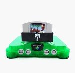 Collector Craft, Black, N64 Compatible Cartridge Holder, N64 Game Tray, Holds 10 Games, Organization, Retro Video Game Collection, Works with Nintendo 64 NTSC and PAL Cartridges