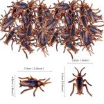 40PCS Edible Halloween Bat Cupcake Toppers Edible Wafer Paper Bat Halloween Cupcake Picks for Baby Shower Kids Halloween Theme Birthday Party Cake Decorations Supplies Pink (cockroach)