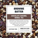 Tiesta Tea - Brownie Batter - Chocolate Caramel Herbal Tea - Loose Leaf Tea Blend - Non-Caffeinated Herbal Tea - Make Hot or Iced Tea Up to 20-25 Cups - 3 oz Resealable Pouch