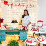 24 PCS Surgical Tool Cupcake Toppers Glitter Surgeon Party Cupcake Picks Surgical Doctor Graduation Cake Decorations for Surgeon Sterile Processing Tech Tool Theme Birthday Party Supplies Gold