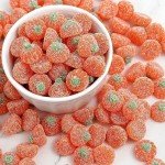 Sour Jelly Pumpkins, 1 Pound Bulk Bag, Firm Candy, Fun Halloween Candy, Halloween Gummies