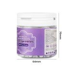 Silver Pearl Rods Star Sprinkles, Mix Size Candy, 130g/4.58oz, Pearl Sprinkles for Cake Decorations, Cupcake Toppers