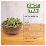 Eastanbul Sage Leaves, 1.41oz, Dried Sage Leaf, Salvia Tea, Sage Tea, Loose Leaf, Te de Salvia, Dried Sage for Cooking, Herbal Tea, and Aromatherapy, Caffeine-Free