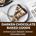 Black Cocoa Powder (8 oz) Bake the Darkest Chocolate Baked Goods, Achieve Rich Chocolate Flavor, Natural Substitute for Black Food Coloring, Dutch-Processed Cocoa Powder, Unsweetened, Extra Dark, Fair Trade Certified
