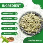 Tempoak Premium Spearmint Tea Bags - 60bags/6.4 Oz 100% Pure & Natural Spearmint Leaves Herbal Tea, Caffeine Free, No Additives, No Sugar, Non-gmo, No Gluten