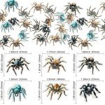 Gyufise 60Pcs Edible Wafer Paper Halloween Spider Cupcake Toppers Edible Spider Cake Picks Halloween Horror Spider Cupcake Decors for Halloween Theme Baby Shower Party Cake Decoration