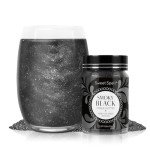 Sweet Spell Edible Glitter (15g) - Shimmer Sparkles for Drinks, Cakes, Cocktails - 100% Edible & Food Grade Glitter, Vegan, Gluten-Free (Black)