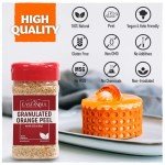Eastanbul Granulated Orange Peel, 2.82oz, Orange Zest for Baking, Dried Orange Peel, Orange Peels for Orange Peel Tea, Citrus Peel
