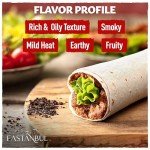 Eastanbul Urfa Biber Pepper, 2.82oz Urfa Pepper Flakes, Turkey Chili Flakes, From Unique Spices of Urfa Chili Flakes AKA Isot, Mild-Moderately Hot Pepper Flakes, Special Pul Biber, Urfa Pepper Spice