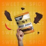 Hickory's Best Sweet & Spicy Soft and Tender Beef Jerky| 3 oz (Pack of 1) | USA Made | High Protein | Low Fat | Zero Trans Fat | No Preservatives | No MSG | No Nitrites | Resealable Bag