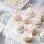 24 Pack Oh Babies Cupcake Toppers with Glitter Heart Baby Shower Cupcake Picks Celebrating Kids Birthday Baby Shower Party Cake Decorations Pink