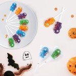 LIDATREE Halloween Lollipop Suckers, Zombie Candy, Individually Wrapped, Great for Goody Bag Fillers 12 Pack