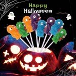 LIDATREE Halloween Lollipop Suckers, Zombie Candy, Individually Wrapped, Great for Goody Bag Fillers 12 Pack