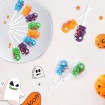 Halloween Lollipop Suckers, Zombie Candy, Individually Wrapped, Great for Goody Bag Fillers 12 Pack