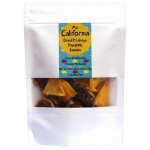 Mix California, dried fruits: Pitahaya, Pineapple, Banana, 70g