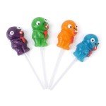 Halloween Lollipop Suckers, Zombie Candy, Individually Wrapped, Great for Goody Bag Fillers 12 Pack